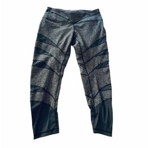 Zella Gray and Black Leggings - Size Small